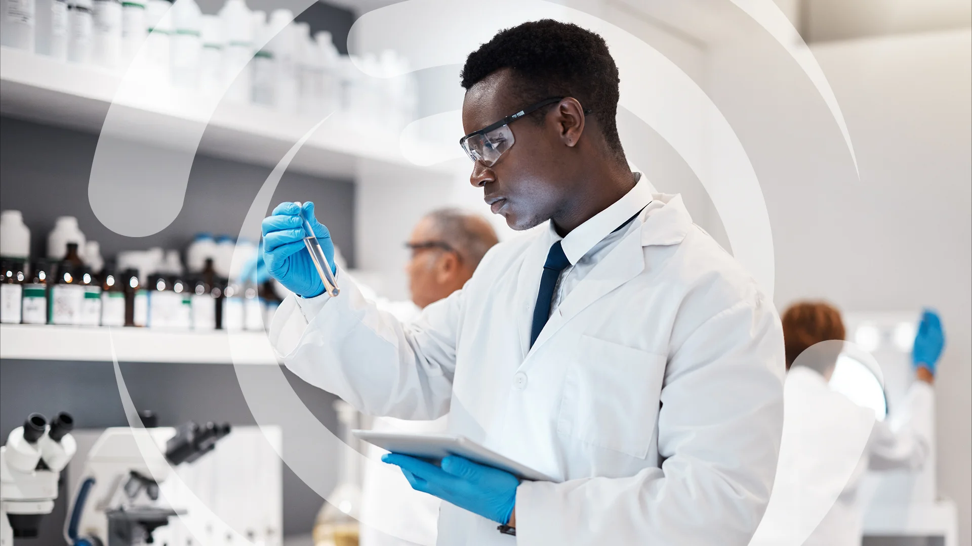 Scientist in laboratory